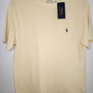 Polo by Ralph Lauren Cream Short Sleeve Tee